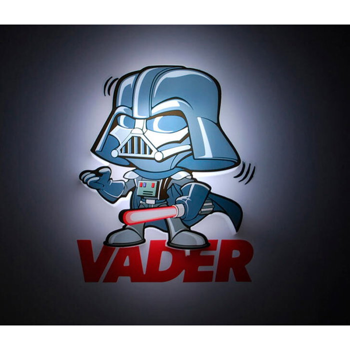 3D Light FX Lampe LED 3D mini Darth Vader Star Wars avec effet lumineux, fonctionne sur 2 piles AAA