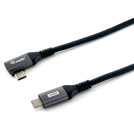 Equip 128891 Câble USB-C vers USB-C Mâle avec Angle 90° - 100W PD USB 2.0