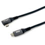 Equip 128891 Câble USB-C vers USB-C Mâle avec Angle 90° - 100W PD USB 2.0
