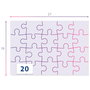 Clementoni Puzzle Disney Mickey Mouse - 2 Puzzles de 20 Pièces - Taille Complète 27 x 19 cm - Pour Enfants à Partir de 3 Ans