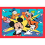 Clementoni Puzzle Disney Mickey Mouse - 2 Puzzles de 20 Pièces - Taille Complète 27 x 19 cm - Pour Enfants à Partir de 3 Ans