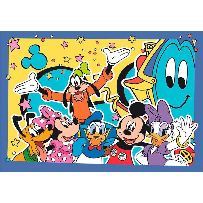 Clementoni Puzzle Disney Mickey Mouse - 2 Puzzles de 20 Pièces - Taille Complète 27 x 19 cm - Pour Enfants à Partir de 3 Ans
