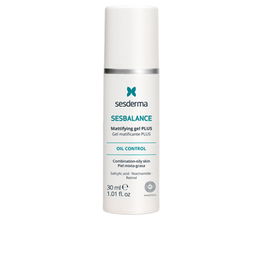 Sesderma SESBALANCE Gel Sébo-Régulateur Plus pour Peaux Mixtes à Grasses - Matifiant et Réducteur de Brillance - 30 ml