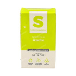 SANASUR Savon à la Glycérine et au Soufre 100g - Peau Grasses & Acné
