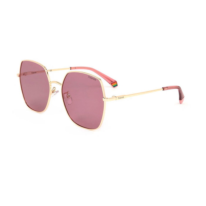 Polaroid PLD-6178-G-S-EYR-0F Lunettes de Soleil Octogonales Rose et Doré Polaroid PLD-6178-G-S-EYR-0F Lunettes de Soleil Octogonales Rose et Doré