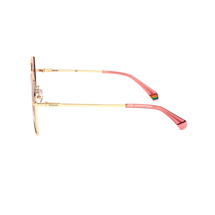 Polaroid PLD-6178-G-S-EYR-0F Lunettes de Soleil Octogonales Rose et Doré Polaroid PLD-6178-G-S-EYR-0F Lunettes de Soleil Octogonales Rose et Doré