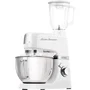 Sencor Kitchen Champion STM 6350WH - Robot pâtissier 1000 W, bol 4.5 L, 8 vitesses, pétrissage planétaire, accessoires inclus (hachoir, batteur, fouet) - Blanc