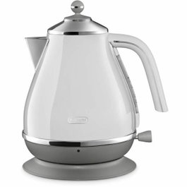 DeLonghi Icona Capitals KBOC2001.W - Bouilloire 1,7 L - Blanc/Acier inoxydable