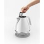 DeLonghi Icona Capitals KBOC2001.W - Bouilloire 1,7 L - Blanc/Acier inoxydable