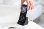 MAXCOM Téléphone mobile senior 4G avec base de chargement