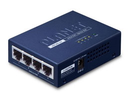 Planet HPOE-460 Injecteur PoE Gigabit High Power 120W 4 ports