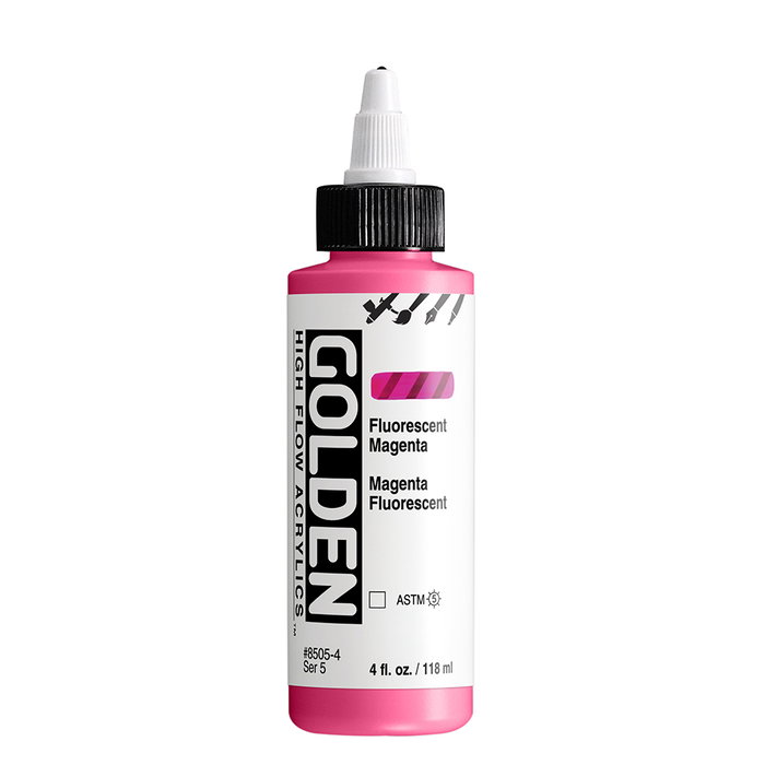 Golden Peinture acrylique High Flow Magenta Fluorescente 118 ml Golden Peinture acrylique High Flow Magenta Fluorescente 118 ml