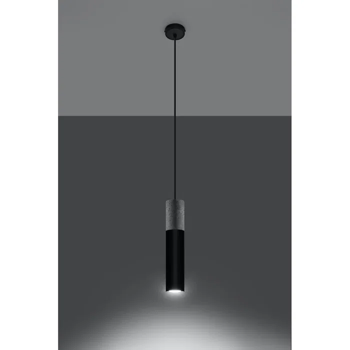 Lampe Suspendue "Pablo" SOL-SL.0650 Béton et Acier Style Moderne Loft Lampe Suspendue "Pablo" SOL-SL.0650 Béton et Acier Style Moderne Loft
