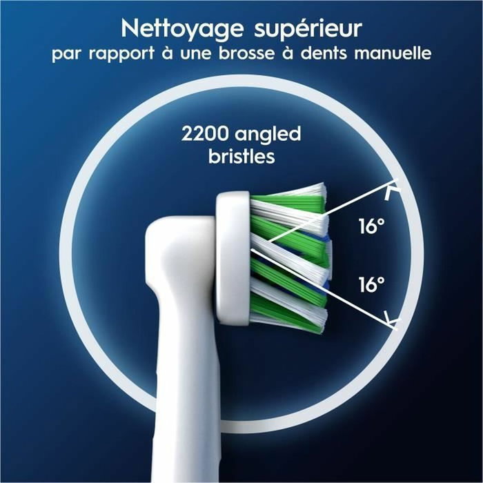 Oral-B Brossettes Pro Cross Action, Pack de 4 unités Oral-B Brossettes Pro Cross Action, Pack de 4 unités