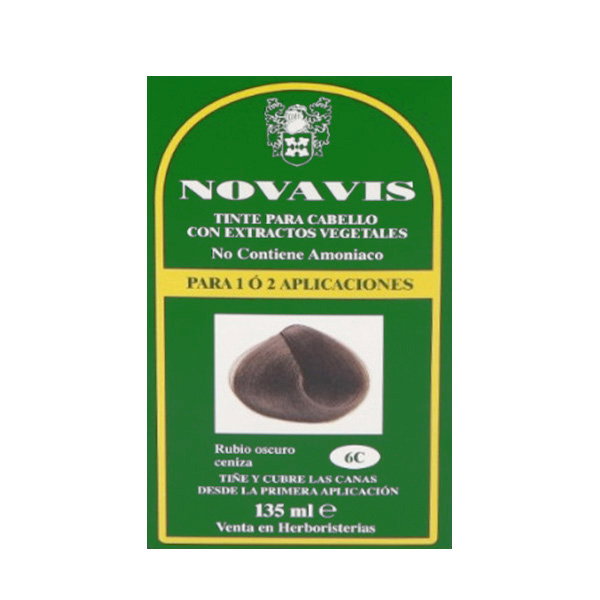 NOVAVIS Tinte Novavis 6C Rubio Oscuro Ceniza 135ml NOVAVIS Tinte Novavis 6C Rubio Oscuro Ceniza 135ml