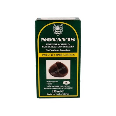 NOVAVIS Tinte 6C Rubio Oscuro Ceniza NOVAVIS Tinte 6C Rubio Oscuro Ceniza