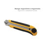 WOLFPACK LINEA PROFESIONAL Cutter Large Professionnel Lame Acier SK5 25mm