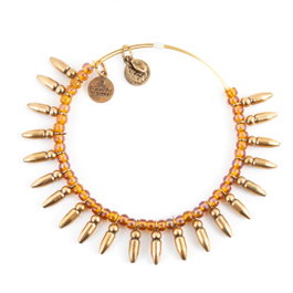 Alex And Ani Bracelet en Métal Jaune Ajustable