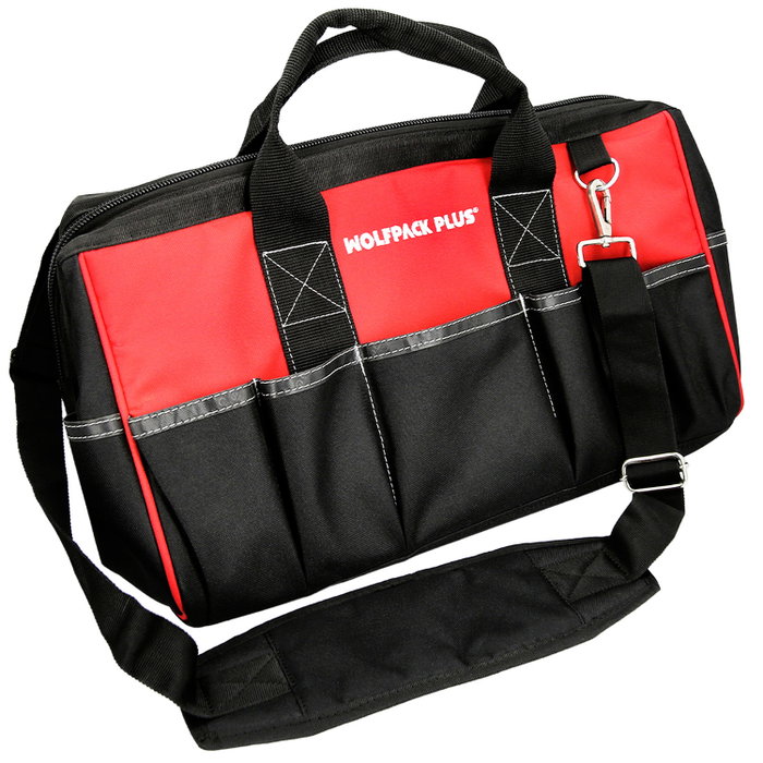 WOLFPACK LINEA PROFESIONAL Sacoche à outils polyvalente en nylon 29x47x23cm WOLFPACK LINEA PROFESIONAL Sacoche à outils polyvalente en nylon 29x47x23cm
