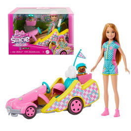 Barbie - Muñeca Stacie al Rescate avec Kart - HRM08 - Mattel - Poupée, Voiture de Course et Accessoires pour Enfants à partir de 3 ans