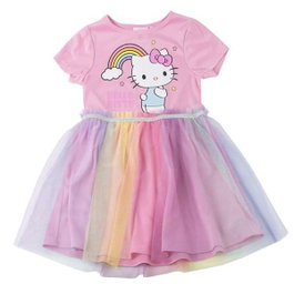 Cerdá Vestido Single Jersey Fantasia Hello Kitty - Rose - 10 ans (Modèles assortis)