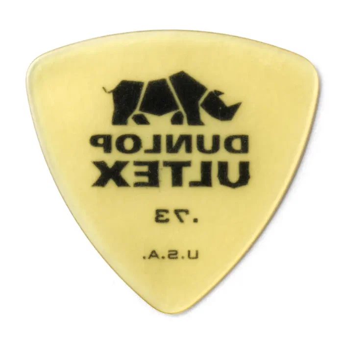 DUNLOP Pack de 72 Médiators Ultex® Triangle Ambre - 0,73 mm