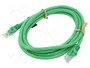 LOGILINK Cordon de raccordement Cat 6 U/UTP 2m RJ45 vert