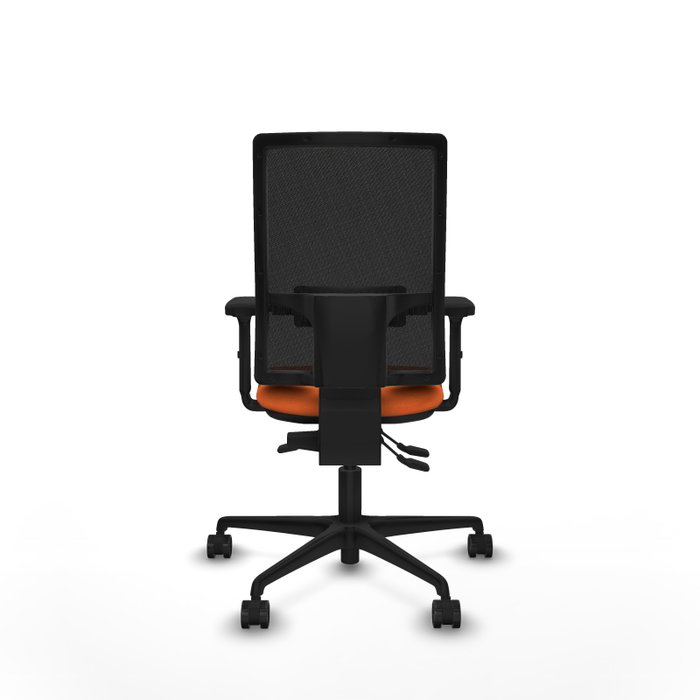 PIQUERAS Y CRESPO Chaise Bormate Asynchrone Orange et Noir