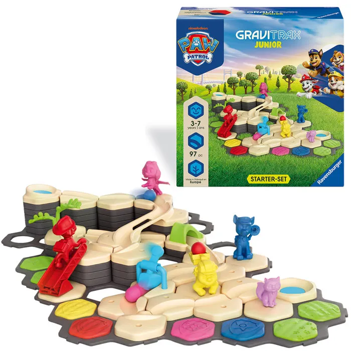 Ravensburger GraviTrax Junior Starter Set Pat Patrouille - 97 pièces Ravensburger GraviTrax Junior Starter Set Pat Patrouille - 97 pièces