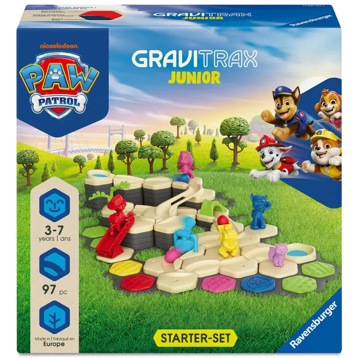 Ravensburger GraviTrax Junior Starter Set Pat Patrouille - 97 pièces Ravensburger GraviTrax Junior Starter Set Pat Patrouille - 97 pièces