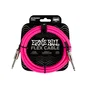 Ernie Ball Câble d'instrument Flex Jack-Jack SS 3 m - Rose