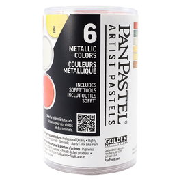 Panpastel 6 - Estuche de Metálicos (Gama Completa)