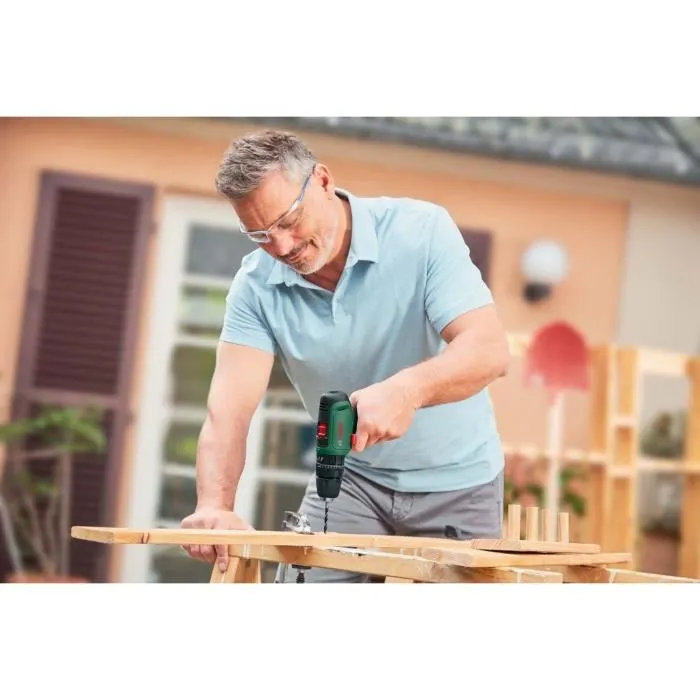 Bosch EasyImpact 1200 - Perceuse à percussion sans-fil 18 V compacte et légère avec 3 modes (perçage, percussion, vissage)