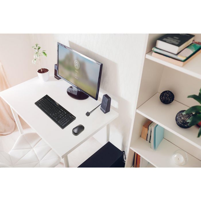 Kensington Clé à empreintes digitales de bureau VeriMark - Lecteur biométrique USB avec Windows Hello, FIDO2 WebAuthn et câble 1.2m
