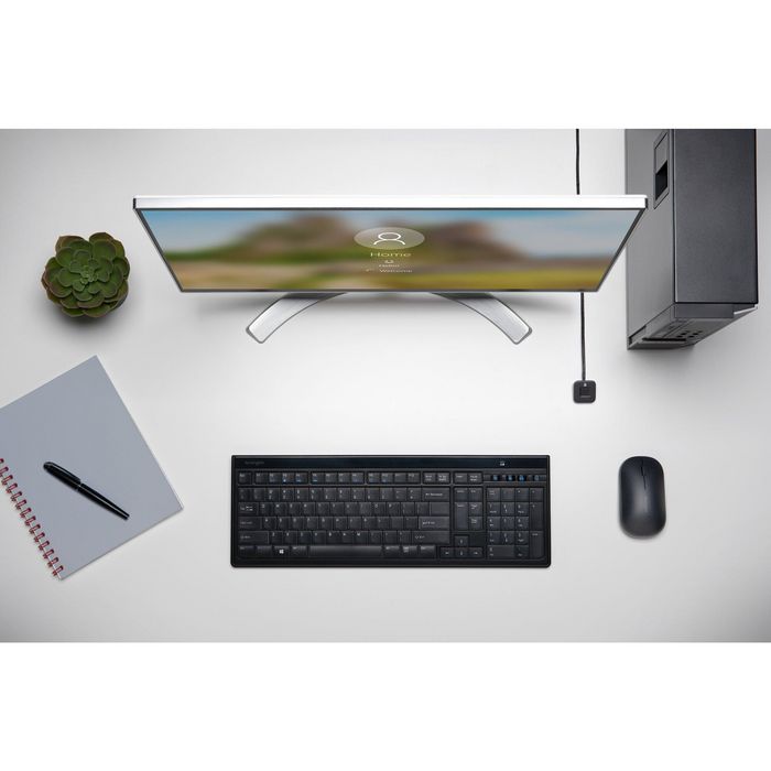 Kensington Clé à empreintes digitales de bureau VeriMark - Lecteur biométrique USB avec Windows Hello, FIDO2 WebAuthn et câble 1.2m