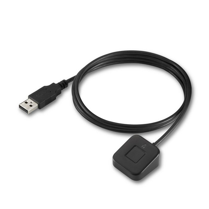 Kensington Clé à empreintes digitales de bureau VeriMark - Lecteur biométrique USB avec Windows Hello, FIDO2 WebAuthn et câble 1.2m
