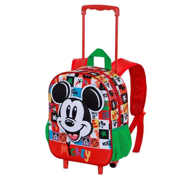 Karactermania Sac à Dos 3D avec Roues Mickey Mouse 26 x 13 x 34 cm - Pour Enfants Karactermania Sac à Dos 3D avec Roues Mickey Mouse 26 x 13 x 34 cm - Pour Enfants
