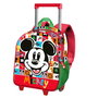 Karactermania Sac à Dos 3D avec Roues Mickey Mouse 26 x 13 x 34 cm - Pour Enfants