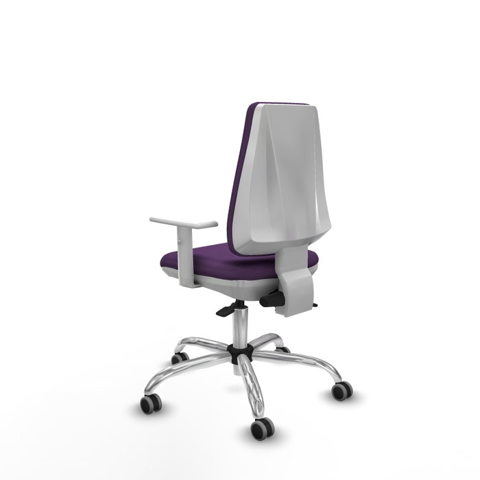 PIQUERAS Y CRESPO Chaise de bureau Elche, tissu violet, mécanisme asynchrone PIQUERAS Y CRESPO Chaise de bureau Elche, tissu violet, mécanisme asynchrone