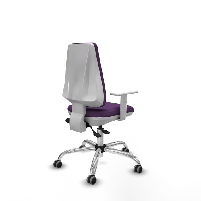 PIQUERAS Y CRESPO Chaise de bureau Elche, tissu violet, mécanisme asynchrone PIQUERAS Y CRESPO Chaise de bureau Elche, tissu violet, mécanisme asynchrone