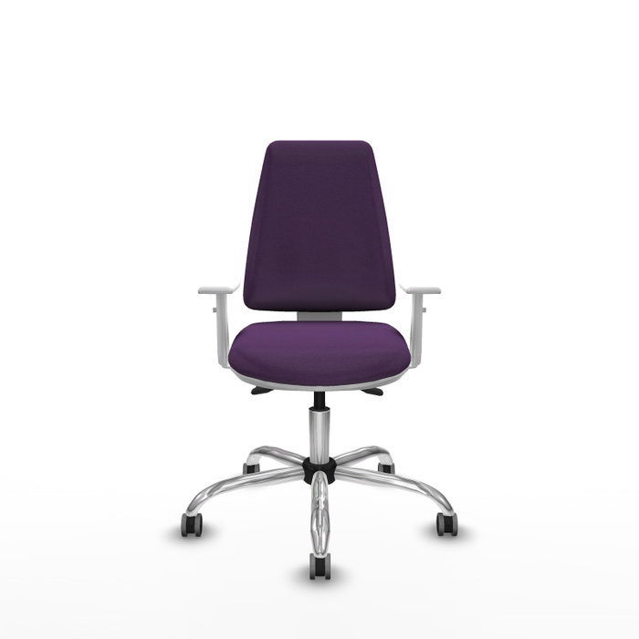 PIQUERAS Y CRESPO Chaise de bureau Elche, tissu violet, mécanisme asynchrone PIQUERAS Y CRESPO Chaise de bureau Elche, tissu violet, mécanisme asynchrone