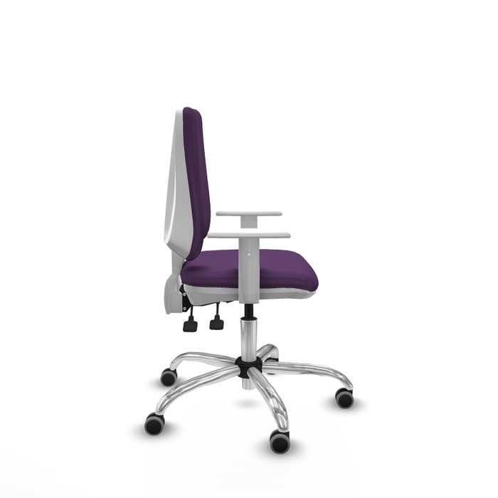 PIQUERAS Y CRESPO Chaise de bureau Elche, tissu violet, mécanisme asynchrone PIQUERAS Y CRESPO Chaise de bureau Elche, tissu violet, mécanisme asynchrone