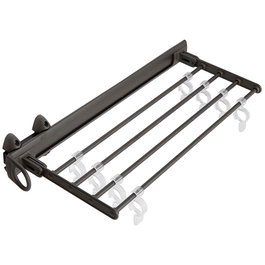 SERVETTO Porte-jupes, porte-pantalons et porte-cravates rabattable Marron