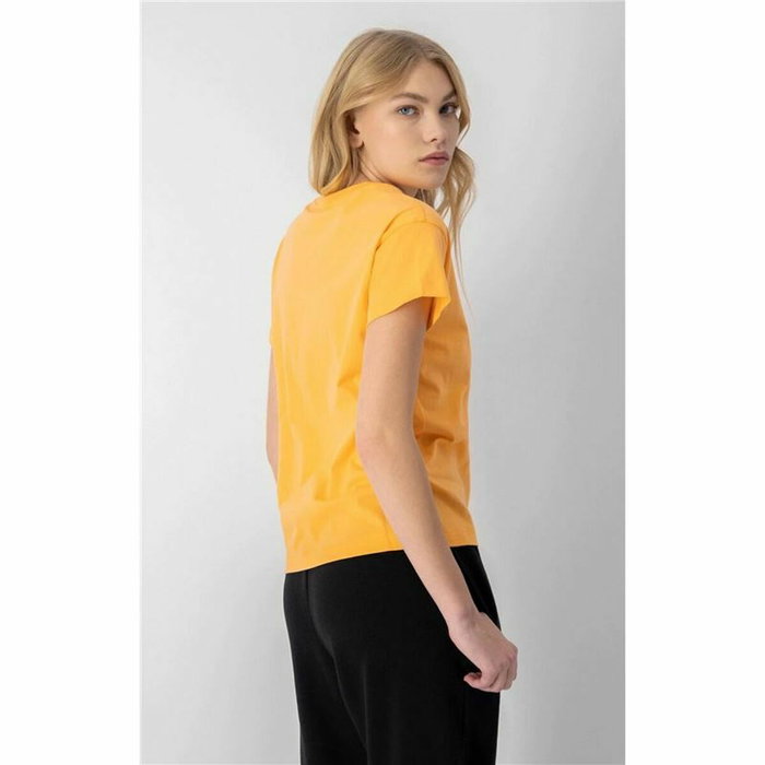 T-shirt à manches courtes femme Champion Crewneck Croptop Jaune T-shirt à manches courtes femme Champion Crewneck Croptop Jaune