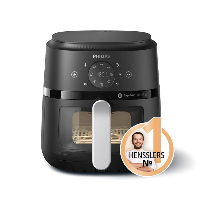Philips Airfryer Série 2000 NA221/00, 4,2L, 1500W, Noir et Argent Philips Airfryer Série 2000 NA221/00, 4,2L, 1500W, Noir et Argent
