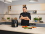 Philips Airfryer Série 2000 NA221/00, 4,2L, 1500W, Noir et Argent