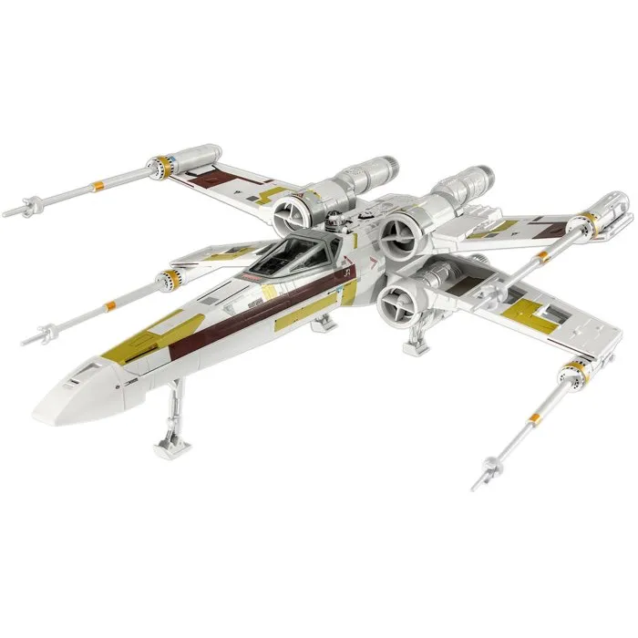 Revell - Maquette Star Wars X-Wing Fighter de Carson Teva The Mandalorian - Kit complet avec colle, peintures et pinceaux