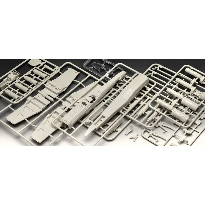 Revell - Maquette Star Wars X-Wing Fighter de Carson Teva The Mandalorian - Kit complet avec colle, peintures et pinceaux