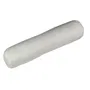 Traversin Microfibre Blanc 90 cm avec Enveloppe et Garnissage 100% Polyester 600g, Finition Bourdon Apparent