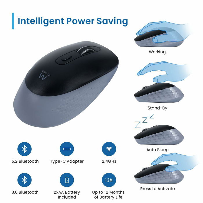 Souris sans-fil Ewent EW3243 3200 DPI